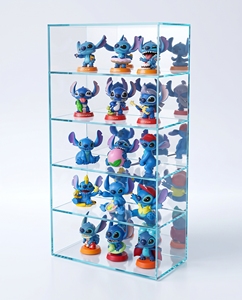 Elegante Mini Vitrina de Exhibición para Figuras de Anime, Acrílico Transparente, a Prueba de Polvo, Moderna, para Almacenamiento y Publicidad - Product Image 1