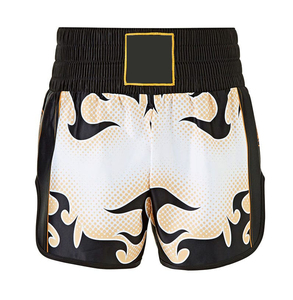 OEM High Quality Polyester spandex MMA Fight Shorts Men's Judo Training Martial Arts Wear Long Fit MMA Shorts Customized - Product Image 1