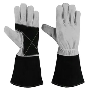 Gants de sécurité en cuir de vachette pleine fleur à double paume, résistants aux chocs thermiques et aux étincelles, robustes, pour les travailleurs industriels, usage général - Product Image 4