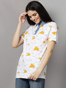 เสื้อโปโลผู้หญิงโพลีเอสเตอร์คุณภาพสูงแบบขายส่ง OEM พิมพ์ลายแบบ Sublimation เสื้อโปโลเด็กผู้หญิงสั่งทำได้ - Product Image 2