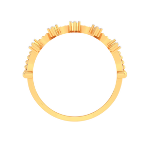 Anillo de Corona de Oro de Lujo para Mujer, Estilo Princesa Elegante, Joyería para Boda y Aniversario - Product Image 6