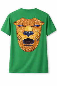 T-shirt Vert Oversize Homme – Ambiance Estivale, Respirant, Séchage Rapide, Écologique, Style Streetwear Décontracté, Coupe Classique, Logo Personnalisé - Product Image 2