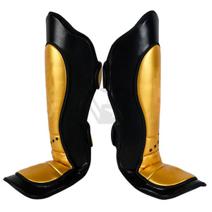 Espinilleras con Logotipo Personalizado Más Vendidas, Totalmente Personalizables, Transpirables, Protección Integral, para Entrenamiento de Muay Thai y Boxeo - Product Image 3
