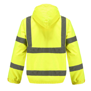 Comfortable <b>Worker</b> Protection <b>Jacket</b> High Visibility Reflective Safety Multi-Pockets Workwear for <b>Workers</b> Security Clothing - Product Image 3