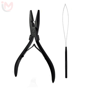 Pinzas para Extensiones de Cabello, Herramienta Profesional de Metal para Salón, para Instalación y Remoción de Extensiones con Cinta Adhesiva - Product Image 3