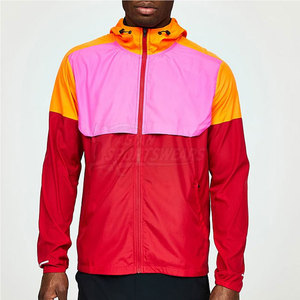 Custom Logo Winter Front Athletic Windbreaker <b>Jacket</b> for Men Training Hooded Zip-Up Quick Dry <b>Waterproof</b> Breathable Windproof - Product Image 5