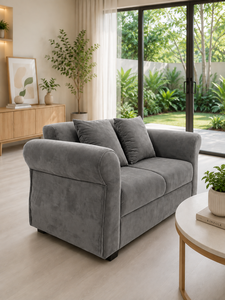 Canapé contemporain 321 places gris orchidée pour salon, hôtel, appartement, villa – Tissu personnalisé, écologique, fabricant de tissus haut de gamme - Product Image 5