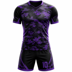 ผู้ผลิตชุดฟุตบอลแบบกำหนดเอง เสื้อและกางเกงฟุตบอล ผู้ผลิต OEM แบรนด์ส่วนตัว ชุดกีฬาแห้งเร็ว - Product Image 1