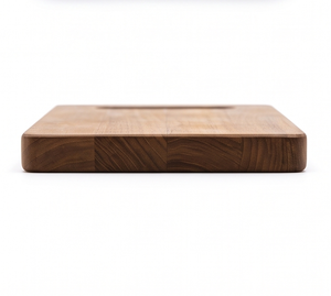 Planche à découper rectangulaire en teck massif de qualité supérieure, écologique, antibactérienne, ustensiles de cuisine, couteau en acier inoxydable - Product Image 3