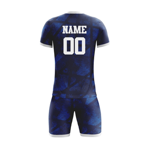 ชุดฟุตบอลขายส่งแบบแห้งเร็ว เสื้อและกางเกงขาสั้น - Product Image 2