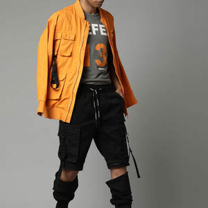 Nuevos Pantalones Cargo para Hombre de Diseño Multibolsillos, Color Liso, Precio al por Mayor, Mejor Compra en Línea - Product Image 4