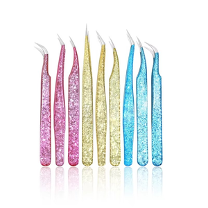 Pinzas Profesionales para Pestañas Charm, Agarre Fuerte y Sostenible, Punta Fina Duradera, Novedad de Primera Categoría, Acero Inoxidable - Product Image 1