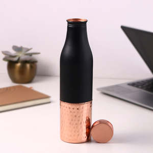 Bouteille d'eau unisexe en cuivre pur, écologique, grande capacité, anti-fuite, durable, résistante aux métaux, sans BPA, compatible lave-vaisselle, vente en gros - Product Image 1