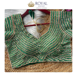 La Mejor Colección de Blusas de Seda Pura Hechas a Mano con Espalda Descubierta y Completamente Cosidas para Bodas y Fiestas a un Precio Accesible - Product Image 2