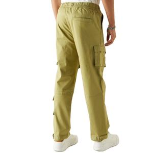 Pantalon cargo en denim stretch de style droit, de haute qualité, respirant et avec technique de lavage, fabriqué au Pakistan - Product Image 2