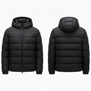 High Quality Puffer Jackets Men Women Winter Warm Quilted Lightweight Outerwear Puffer Coat Hood <b>Top</b> Outdoor Puffer Jackets - Product Image 2