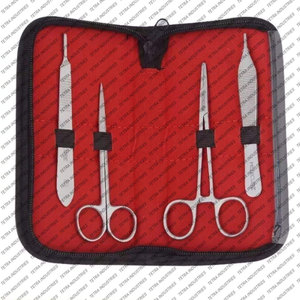 Kit de Sutura Quirúrgica de Acero Inoxidable de Primera Calidad para Estudiantes de Medicina, Juego de Entrenamiento, Nuevo Diseño Duradero, Kit de Práctica de Sutura - Product Image 1