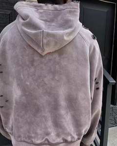 Sweat à capuche pour homme en coton molletonné 100% avec impression personnalisée du logo, sportif, adulte, haute qualité, respectueux de l'environnement, sweats à capuche et sweat-shirts pour homme - Product Image 5