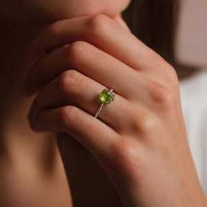 Bague en argent sterling 925 avec pierres précieuses naturelles brutes de qualité supérieure, pour un usage quotidien, vente en gros de bijoux fins - Product Image 6