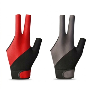 ถุงมือบิลเลียดแบบกำหนดเอง OEM ป้องกันการลื่น แผ่นหนัง 3 นิ้ว สำหรับแทงคิวพูล สนุกเกอร์ - Product Image 4