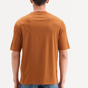 Custom Color 100% Cotton Knitted Heavy <b>Weight</b> Regular Fit Eco-Friendly Breathable Streetwear Custom <b>Blank</b> Men's T-Shirt - Product Image 3