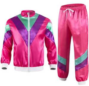 Survêtement unisexe écologique imprimé à capuche léger, color block, manches longues, cordon de serrage, poches latérales, printemps, pour adultes - Product Image 1