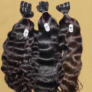 Comprar Cabello Humano Virgen Indio a Granel, Remy Crudo, Doble Trama a Máquina, Ondulado Profundo Suelto, 16 Pulgadas, Paquetes de Cabello Natural, Todos los Colores, OEM - Product Image 6