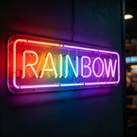 Bandes lumineuses LED néon personnalisées pour les entreprises, les cafés, les salons de beauté, les fêtes, utilisation IP67 AC 85-265V, éclairage décoratif d'intérieur