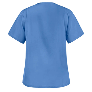 Uniforme de Enfermería para Mujer, Estilo Doctora, 2 Piezas, Color Azul Cielo, Personalizado para Hospital - Product Image 6