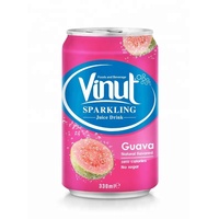 Limonade pétillante en conserve de 320 ml avec jus de citron, fabricant de boissons OEM ODM, étiquette privée