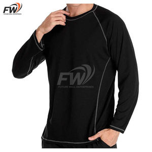 Rashguard de BJJ de Color Liso Personalizado de Alta Calidad, Venta Caliente, Rashguard Lightning, Ropa Deportiva para Hombre, Pakistán - Product Image 3