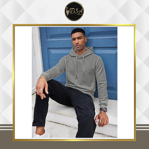 ข้อเสนอสุดพิเศษสำหรับเสื้อฮู้ดดี้และเสื้อสเวตเชิ้ตผ้าวาฟเฟิลทรงสลิมฟิตน้ำหนักเบาคุณภาพเยี่ยมสำหรับผู้ชาย จากผู้ผลิตชั้นนำ - Product Image 2