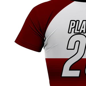 Camiseta de Béisbol Unisex de Manga Corta con Cuello Redondo, Personalizada, Talla Grande, Transpirable, 100% Poliéster, Ropa Deportiva de Softbol, Impresión Digital - Product Image 6