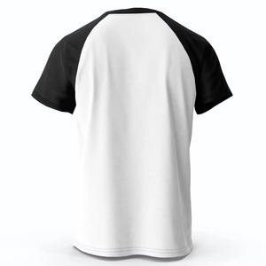 T-shirt vintage écologique à manches courtes col rond en coton / fibre de bambou 230 GSM coupe classique de haute qualité avec logo personnalisé - Product Image 2