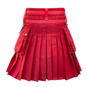 Kilt Escocés Navideño para Hombre al por Mayor, Kilt Utilitario de Algodón de la Tierra Alta con Diseño Moderno y Personalizado 2026 - Product Image 4