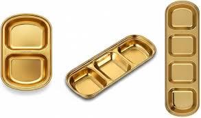 3 Compartment Sauce Dipping <b>Plate</b> for Condiments <b>Snacks</b> Appetizers Serving Tray for Ketchup Chutney Dips and Seasonings - Product Image 5