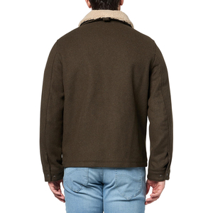 Wholesale Custom Designed Adults Size Wool Jackets In Low MOQ New Arrival Lightweight Men Wool Jacket For Winter Wear - Product Image 2