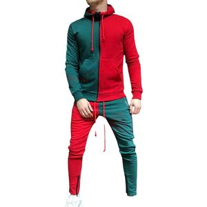 Logo personnalisé unisexe Slim Fit Color Block survêtement nouveau style décontracté survêtement d'entraînement pour hommes et femmes taille XL - Product Image 1