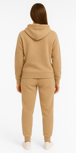 Sudadera con capucha y cremallera para mujer Soft Comfort – Calidez de tela cepillada de primera calidad, silueta minimalista y elegante - Product Image 3