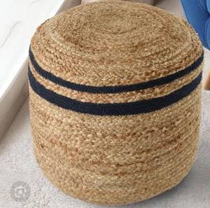 ปอกระเจาและคอตตอนถักด้วยมือ2ชิ้นสำหรับตกแต่งทำจากอินเดียดีไซน์ทันสมัยเป็นพิเศษ - Product Image 1