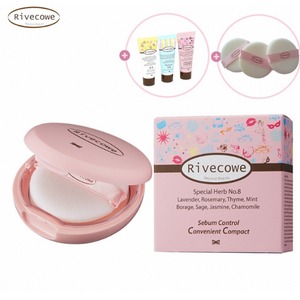 [J International] Rivecowe Touch Up Foundation <b>Compact</b> 8g Matte CC <b>Makeup</b> with Sebum & Oil Control - Product Image 2