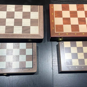 ILAHI's Eco-Friendly Rustic Polished Rectangle <b>Chess</b> <b>Board</b> Game 100% Handmade Pure Wood Animal/Love Style Customized Size <b>Chess</b> - Product Image 1