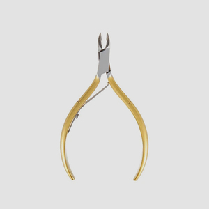 D-02V Alicates para Cutículas de Marca Privada con Cuchillas de Corte Afiladas de Doble Filo, Alicates de Manicura con Mango Curvo Redondo - Product Image 1