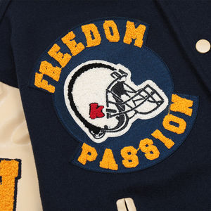 แจ็คเก็ตวาร์ซิตี้ผู้ชายทรงสบาย ทันสมัย บุผ้าฝ้าย ซับในขนสัตว์/หนัง สำหรับฤดูหนาว ใช้กลางแจ้ง ราคาขายส่งดีที่สุด - Product Image 6