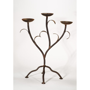 เชิงเทียนเหล็กดัด 5 แขน สีดำ เหมาะสำหรับตกแต่งบ้าน งานแต่งงาน งานอีเว้นท์ และตกแต่งภายใน - Product Image 4