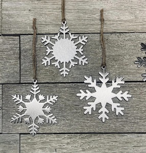 Décoration de Noël vintage en métal à suspendre, ornement classique pour sapin de Noël, maison de campagne, porte, mur, fenêtre - Product Image 6
