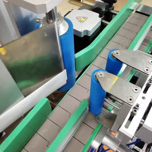 Etiquetadora de Botellas de Vino Eléctrica Semiautomática UPACK LT-50, Etiquetadora de Escritorio Plana con Motor para Botellas de Metal, Vidrio, Papel y Madera - Product Image 4