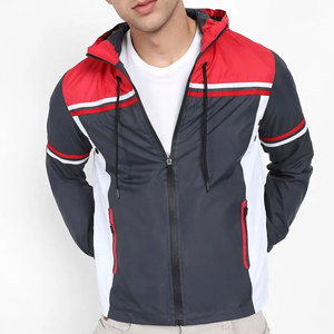 Chaqueta Anorak para Hombre, Resistente al Viento, Hecha de Poliéster y Nailon, con Color y Estampado Personalizados - Product Image 1