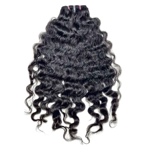 Extensions de cheveux humains vierges indiens Remy 10-30 pouces, double trame, lisses, ondulés, bouclés, naturels, toutes couleurs, vente en gros directe usine - Product Image 6