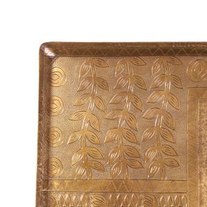 Plateau en aluminium d'art populaire de luxe, design argenté élégant, vase de sol moderne pour la décoration intérieure, article décoratif de Noël, best-seller - Product Image 3